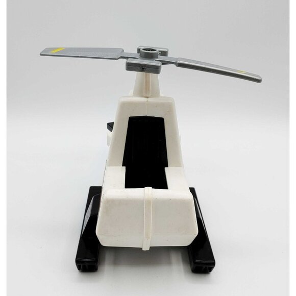 Vintage 1981, Fisher Price Husky Helicopter Police Car & Motorcycle/ 1 Cop - Picture 8 of 15
